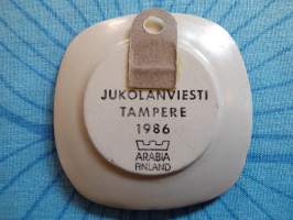Arabia Jukola 1986 Tampere seinälautanen