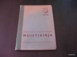 Kansakoulunopettajan muistikirja 1937-1938