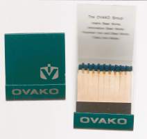 Ovako  - täysi  mainostulitikkurasia tulitikkurasia