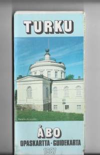 Turku Åbo opaskartta  1987 - kartta