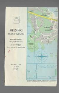 Helsinki keskikaupunki kartta 1961