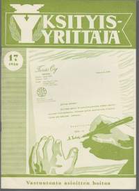 Yksityisyrittäjä 1950 nr 17