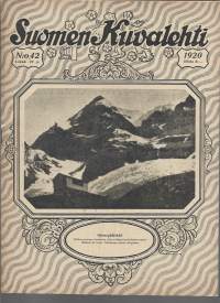 Suomen Kuvalehti 1920 nr 42 / Glims-jäätikkö, Senni Kivi, Amerikan kuvia, kapuamisen taito, tulevaisuuden kangastuksia, Suomen Petsamo,