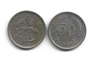 50  penniä  1938