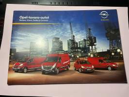 Opel tavara-autot 2011 -myyntiesite / sales brochure