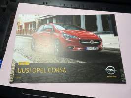 Uusi Opel Corsa 2015 -myyntiesite / sales brochure