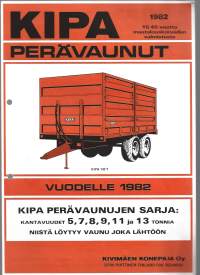 KIPA perävaunut 1982 - esite