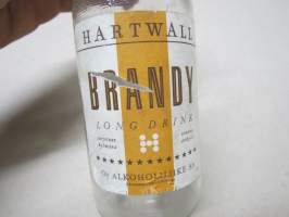 Hartwall Brandy Long Drink -tyhjä alkoholijuomapakkaus / pullo