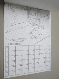 Salon Datanomit 1989 -vuosikalenteri / seinäkalenteri