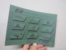 JF CR 320 -Reservdelsliste / Ersatzteilliste / Spare parts list / Liste de piecés -varaosaluettelo