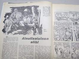 Apu 1955 nr 16, 16.4.1955, kansik. Audrey Hepburn, Teräksinen tervaskanto Juho Keinänen 97 vuotta Kuopio, Tähtisilmä-elokuvaa kuvaamassa, Sepänsälli Matti Haapala