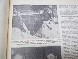 Apu 1955 nr 16, 16.4.1955, kansik. Audrey Hepburn, Teräksinen tervaskanto Juho Keinänen 97 vuotta Kuopio, Tähtisilmä-elokuvaa kuvaamassa, Sepänsälli Matti Haapala