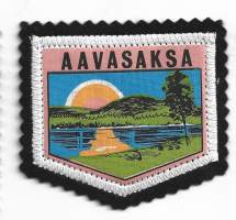 Aavasaksa - matkailumerkki hihamerkki