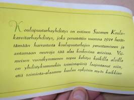 Hyvin suunniteltu on puoliksi tehty - Koulupuutarhayhdistys ry, kunnallisten rakennusten ympäristön järjestely &amp; suunnittelu, mallipuutarhat...