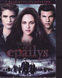 DVD - Twilight Epäilys, 2010. 2-Disc Special Edition. Yli 3 tuntia lisämateriaalia. (draama, fantasia, trilleri)