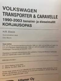 Korjausopas VW Transporter &amp; Caravelle 1990-2003.