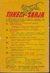 Päivänpolttama, 1958. (Dekkari). Tiikeri-sarja 22.