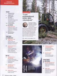 Koneviesti 2022 N:o 17. Koneita metsään: Biojack 330H, Kobelco SK 140