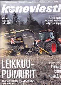 Koneviesti 2022 N:o 15.  Leikkuupuimurit: käyttökokemuksia ja uutuuksia - Kubota M6-142: Toimiva ja ketterä yleistraktori