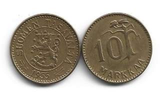 10  markkaa  1955
