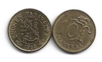 10  markkaa  1960