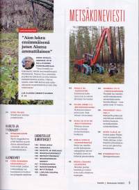 Koneviesti 2021 N:o 16.  Linko kaivukoneessa - Ford Ranger -erikoismallit - Helppokäyttöinen Sulky X40+ pintalevitin