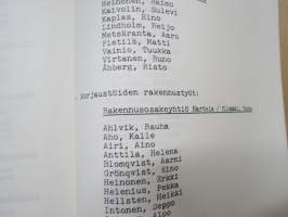 Turun Tuomiokirkko - Korjaustyöt 1976-1979 - selostus korjaustöistä &amp; täydellinen luettelo töihin osallistuneista