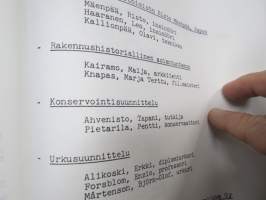 Turun Tuomiokirkko - Korjaustyöt 1976-1979 - selostus korjaustöistä &amp; täydellinen luettelo töihin osallistuneista