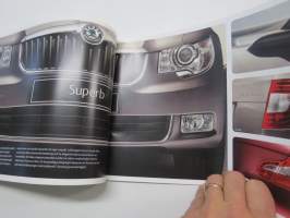 Skoda Superb 2011 -myyntiesite, ruotsinkielinen