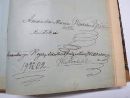 Suomen Wiikkolehti 1896 &amp; 1897, sidottu vuosikerta, uskonnollinen, erityisesti lähetystyö Kiina &amp; Intia, 3 kpl liitekarttoja sekä Frans Hannula hautapatsaskuva