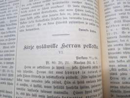 Suomen Wiikkolehti 1896 &amp; 1897, sidottu vuosikerta, uskonnollinen, erityisesti lähetystyö Kiina &amp; Intia, 3 kpl liitekarttoja sekä Frans Hannula hautapatsaskuva