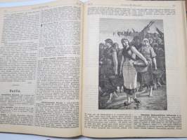 Suomen Wiikkolehti 1896 &amp; 1897, sidottu vuosikerta, uskonnollinen, erityisesti lähetystyö Kiina &amp; Intia, 3 kpl liitekarttoja sekä Frans Hannula hautapatsaskuva