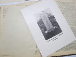 Suomen Wiikkolehti 1896 &amp; 1897, sidottu vuosikerta, uskonnollinen, erityisesti lähetystyö Kiina &amp; Intia, 3 kpl liitekarttoja sekä Frans Hannula hautapatsaskuva