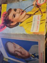 Ajan Sävel 2/1958. takakansi Fred Astaire, kannessa Audrey Hepburn