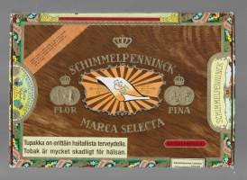 Schimmelpenninck Marca Selecta  Holland - sikarilaatikko pahvia , koko 14x22x3 cm