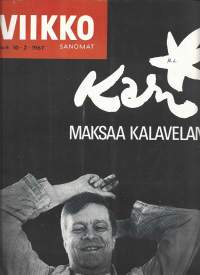 Viikkosanomat  1967 nr 6 / Kari*, Loch Nessin hirviö, tekokuuasema, John Lennon, Lapin lasten laulut, Kekkonen Punaisessameressä, Lousiana