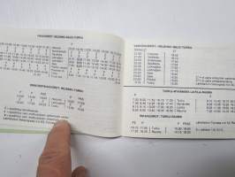 Someron Linja Oy aikataulut 1.6.1980 alkaen -linja-auto aikataulu