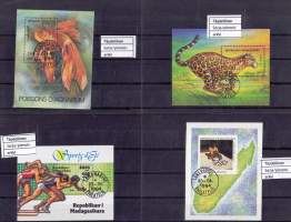 Postimerkit Madagaskar - Erä Täydellinen sarja/pienoisarkki/blokki - 13 levyä