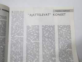 Neuvostoliitto Tänään 1964 nr 18, Tallinnan merikoulu, Ajattelevat koneet, Moskovalaisten juomavesi, Palkat kollektiivitiloilla, Napaseudun arkea, Venäläiset helmet
