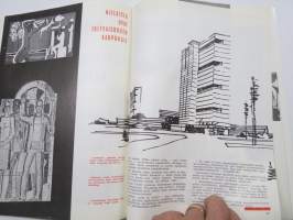 Neuvostoliitto Tänään 1965 nr 2, Selluloosaa Vytshegdasta, ASKO esitteli kalusteita Moskovassa, Kun kalastaj tulee vanhaksi, Tulevaisuuden kaupungit, Plastiikkakir