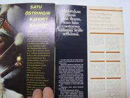 Jaana 1970 nr 1 sis. mm. seur. artikkelit / kuvat / mainokset; Kansikuva Satu Östring, Mannekiinikuningatar Irene Karvola, Suksiiko Eero Mäntyranta eduskuntaan?,