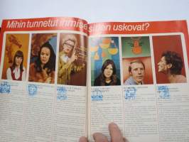Jaana 1970 nr 1 sis. mm. seur. artikkelit / kuvat / mainokset; Kansikuva Satu Östring, Mannekiinikuningatar Irene Karvola, Suksiiko Eero Mäntyranta eduskuntaan?,