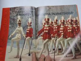 Jaana 1970 nr 1 sis. mm. seur. artikkelit / kuvat / mainokset; Kansikuva Satu Östring, Mannekiinikuningatar Irene Karvola, Suksiiko Eero Mäntyranta eduskuntaan?,