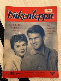 Viikonloppu 1962 nr 33 -ajanvietelehti -magazine