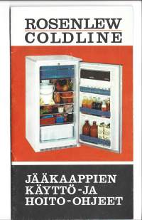 Rosenlew Coldline - Jääkaapien käyttö- ja huolto-ohjeet  1964