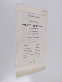 Sopeutumisen aika (käsiohjelma)
