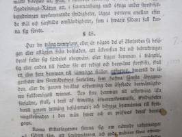 Hans Kejserliga Majestäts Nådiga Förordning om Landmäteri-Styrelsen i Finland och öfrige till... derstädes hörande Tjenstemän -manmittaushallinnon määräykset 1848