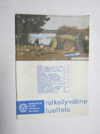 Retkeilyvälineluettelo / tuoteluettelo - Partioaitta 1963
