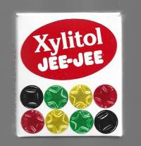 Xylitol Jee-Jee   / Merijal Rettig Aura . tyhjä makeisrasia