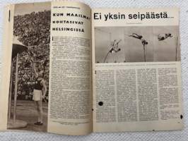 Urheilun Kuva-aitta 1962 nr 5, kansikuva Jaakko, Jouni ja Jorma Kailajärvi